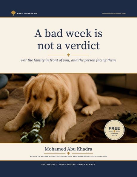Cover of the free pack: A bad week is not a verdict