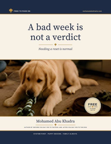 Cover of the free pack: A bad week is not a verdict